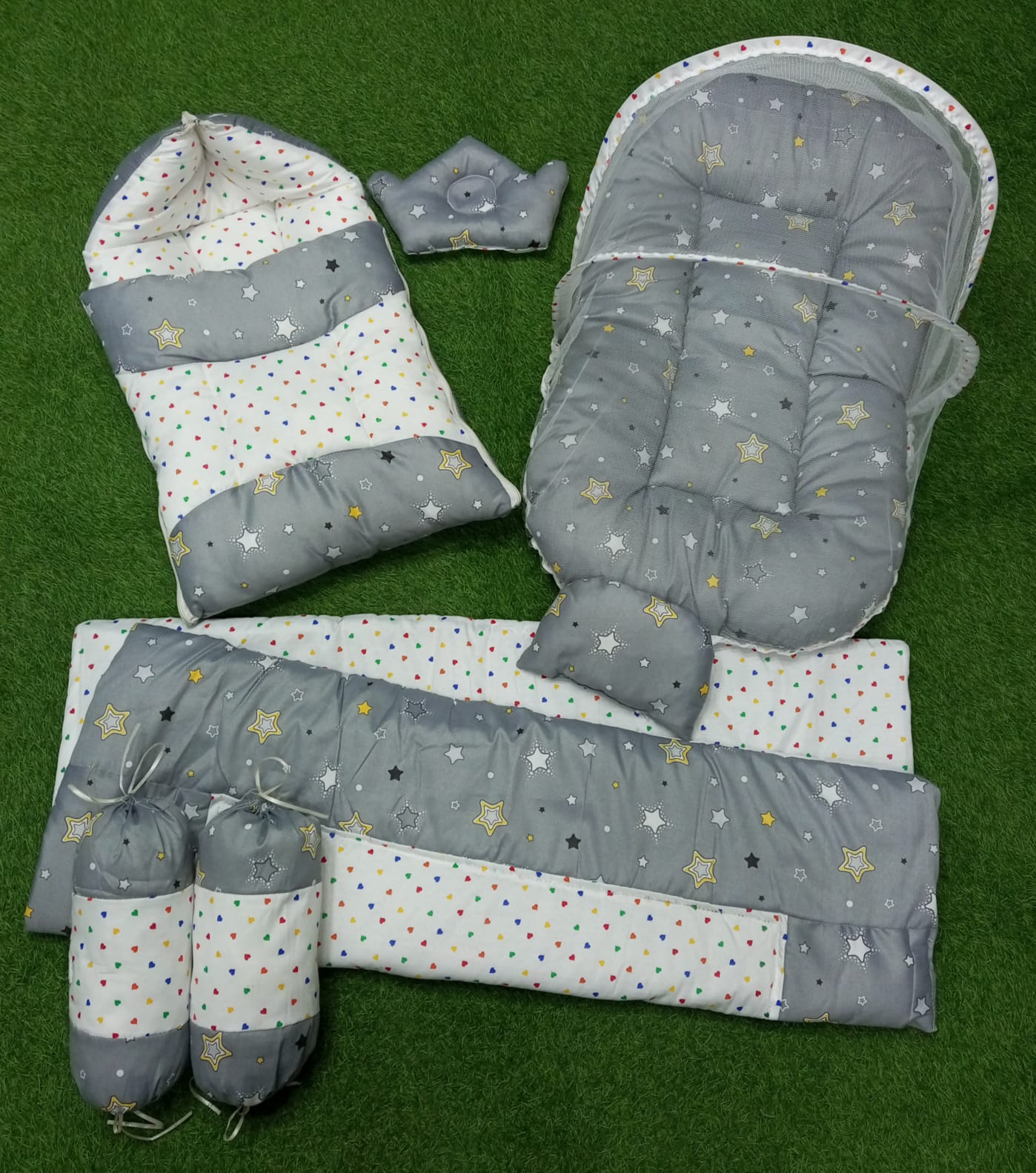 7Pcs Baby Bedding Set Super Soft High Quality Compete Newborn Bistar