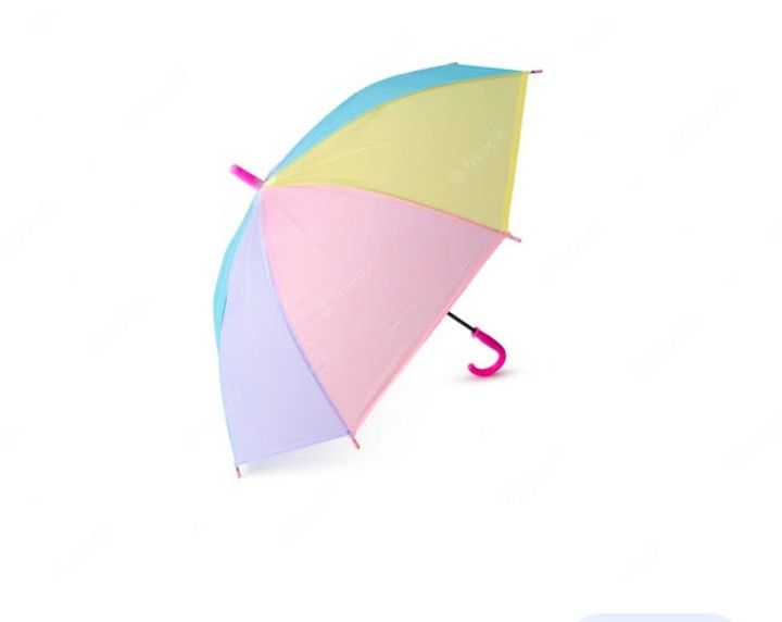 Children'S Multi Colours Rainbow Umbrella 21 Children'S Multi Colours Rainbow Umbrella