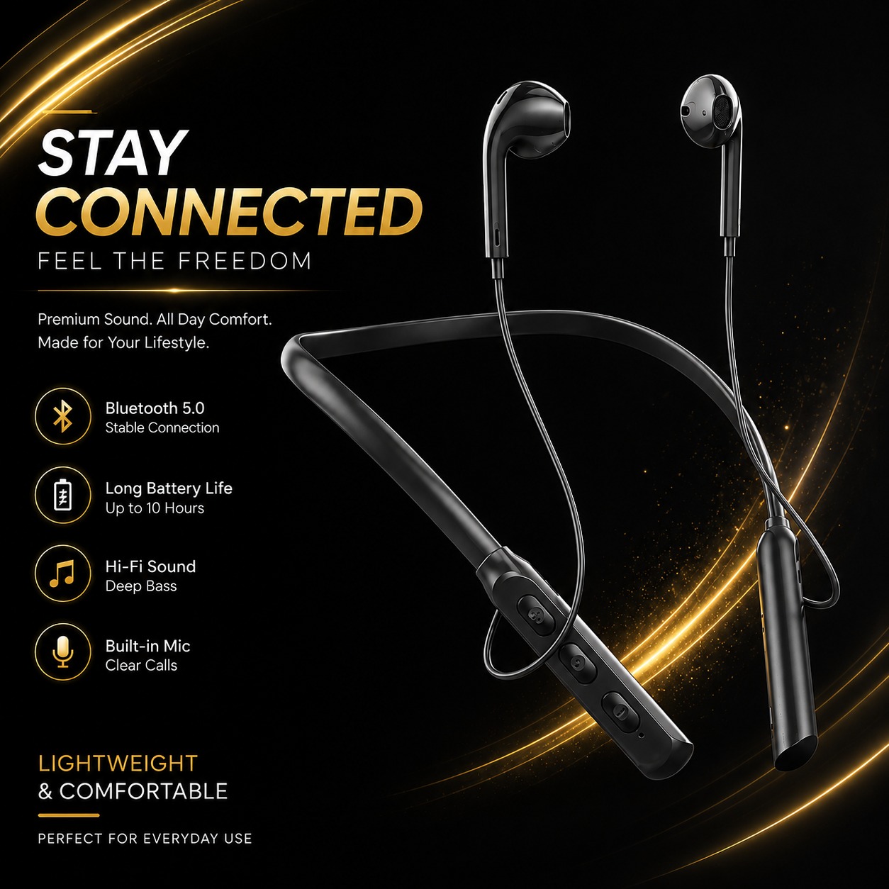 Wireless Headphones, P47 Bluetooth Foldable Headset with Microphone Support FM Radio TF for PC TV Smart Phones & Tablets Etc