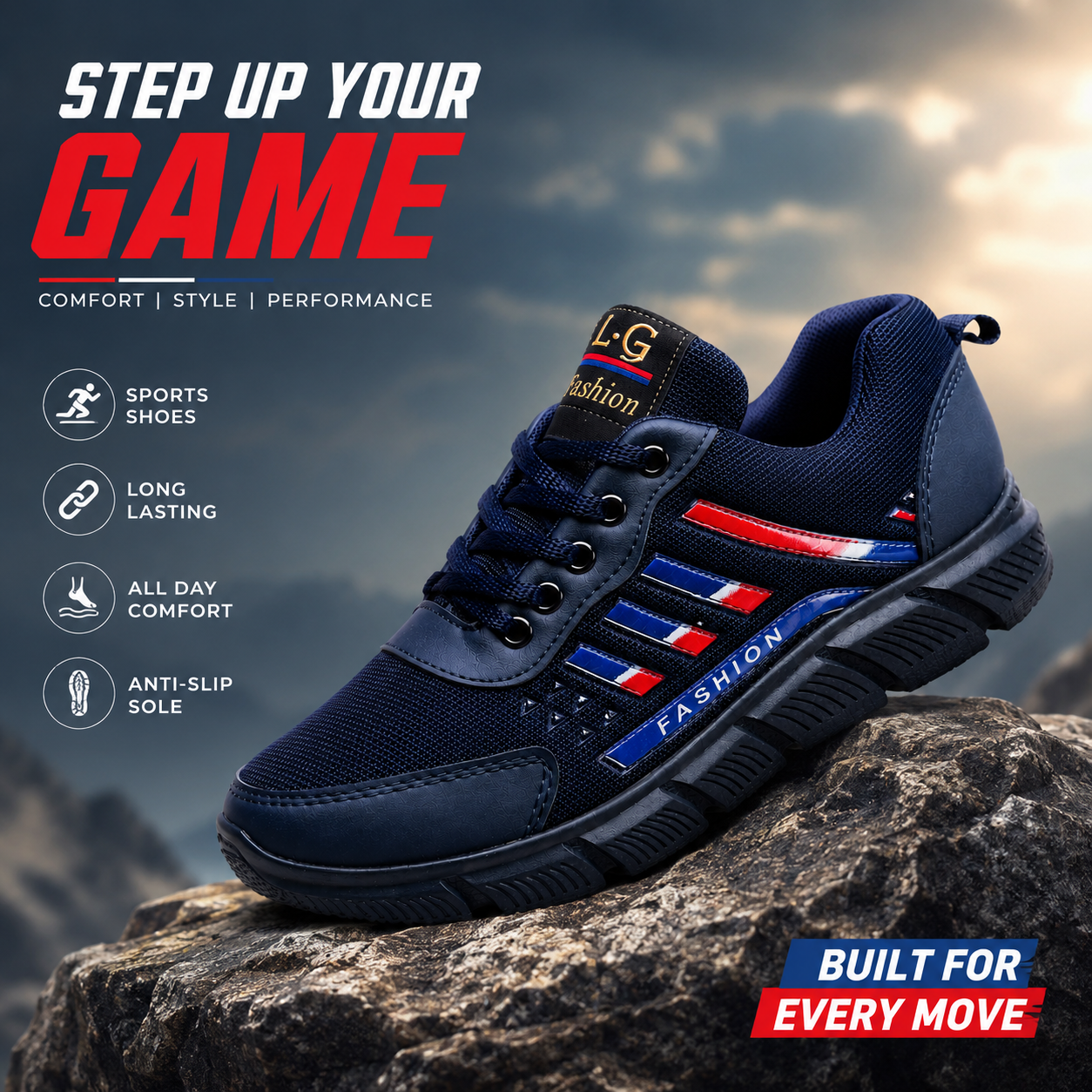 Sneakers For Men - Shoes For Men - Sneakers For Boys - Shoes - Men Shoes - Sports Shoes For Men - Boys Shoes Men’s Sneakers & Sports Shoes – Casual All-Season Walking & Hiking Shoes for Men & Boys | Comfortable Daily Wear Footwear for Spring, Summer, Fall