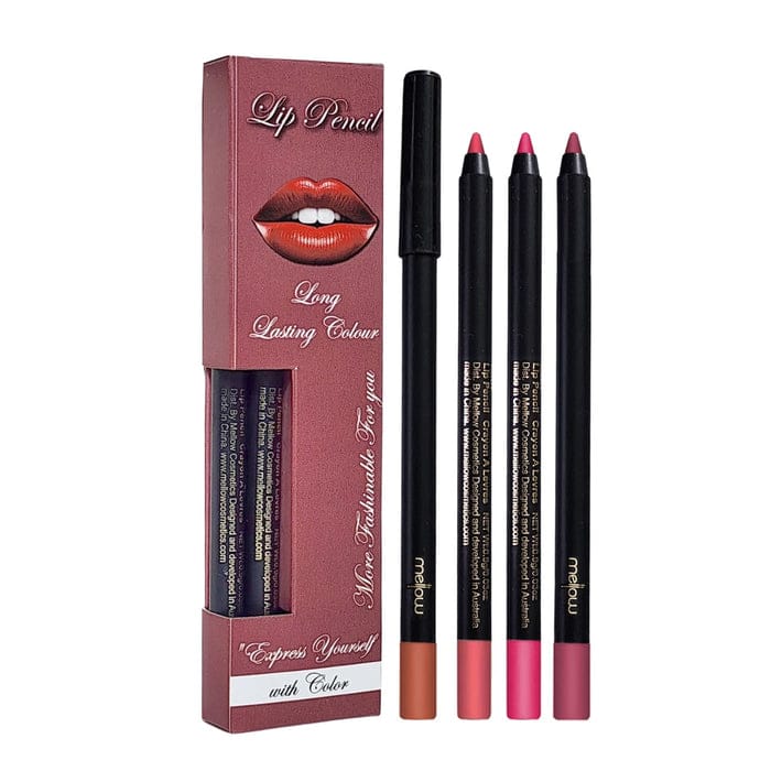 Kylie 4 Pcs Waterproof Long Lasting Lip Color Pencil Set