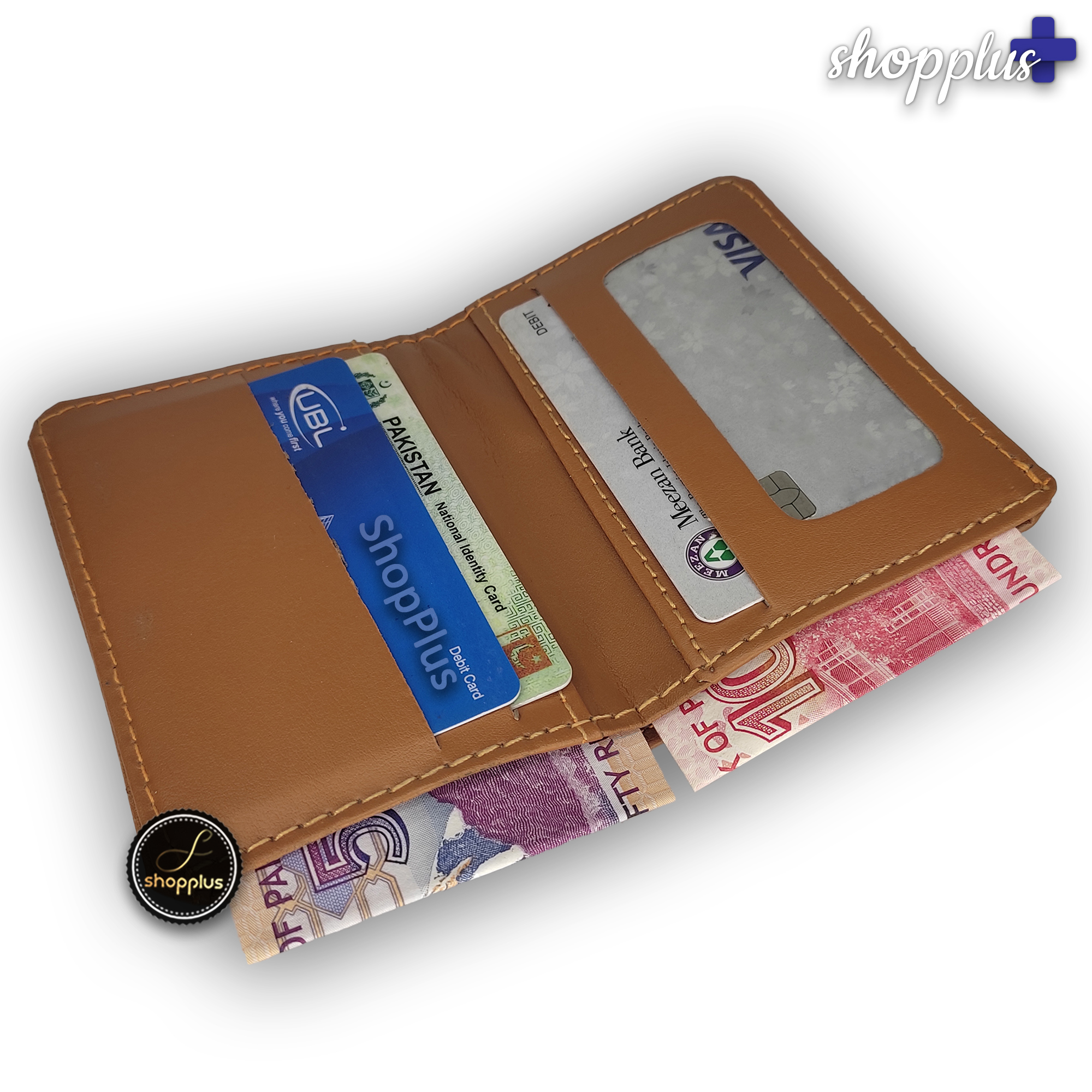Slim Minimalist Wallet for Men - PU Leather  Snap-Free Card Holder with RFID Protection