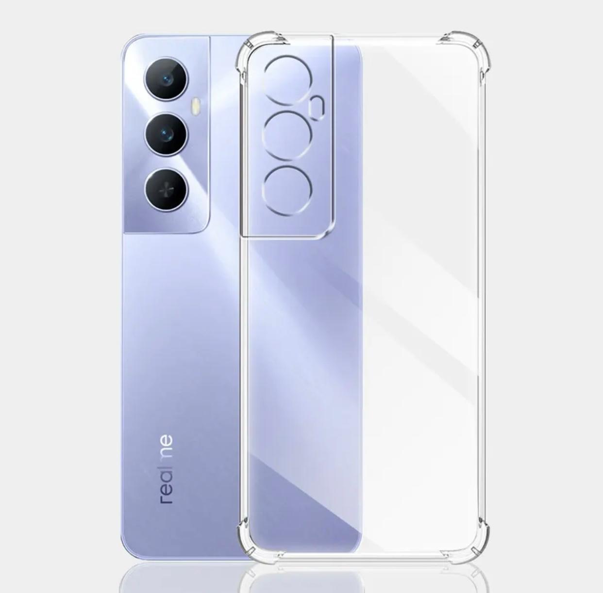 Realme C65 4G Back Cover Bumper Transparent Soft Clear Silicon Jelly Back Case Imported