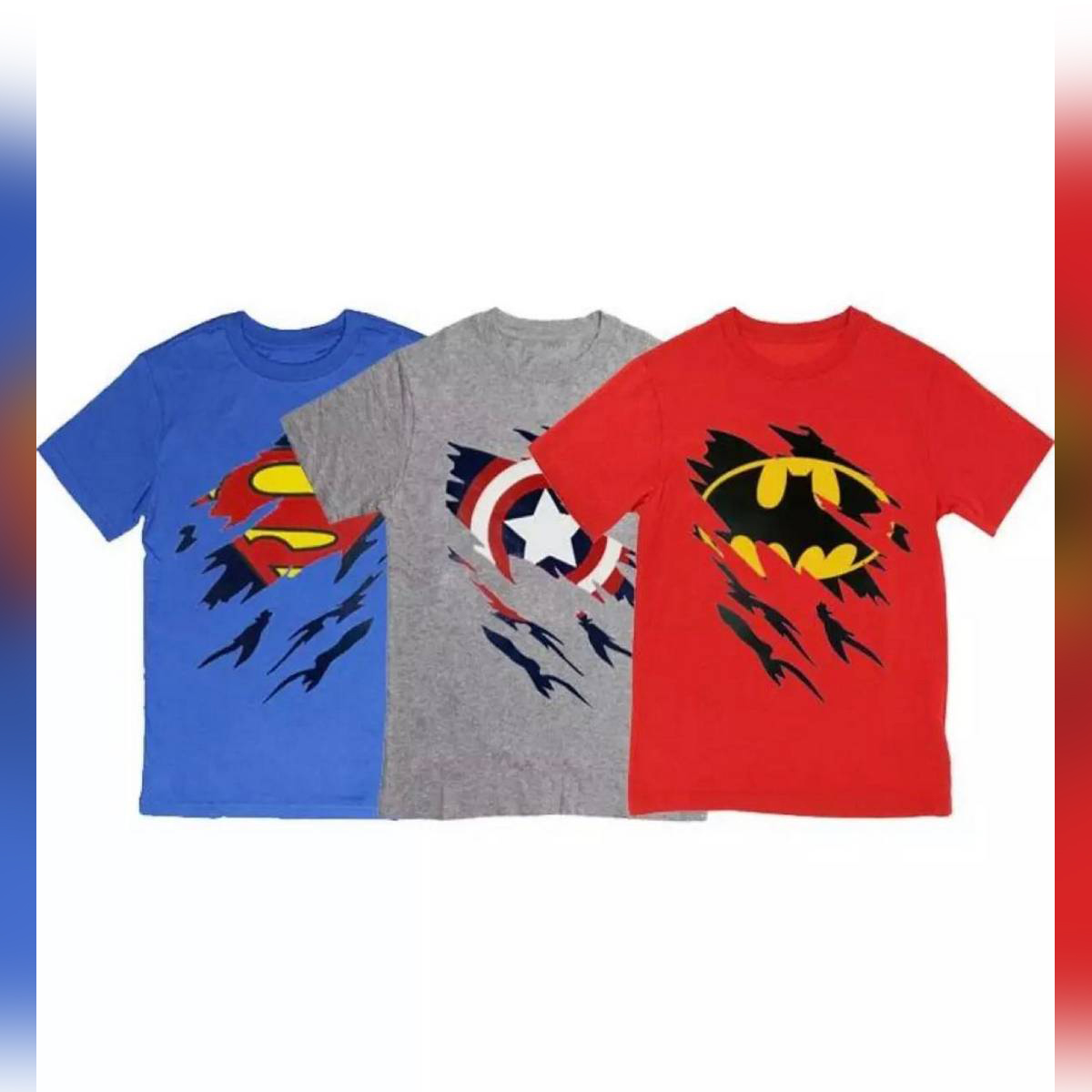 Pack Of 3 Smart Printed Super Hero Tshirt For Kids