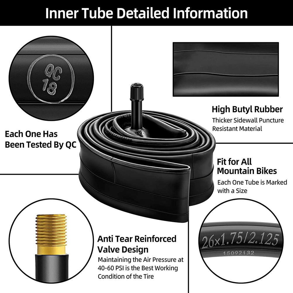 Bike tube tearing at sales valve