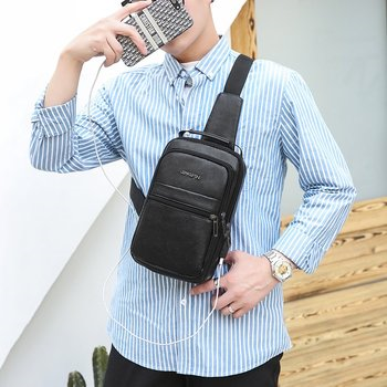 Men Fashion Multifunction Travel Shoulder Bag Small Bag Portable Crossbody Bags Men Casual Bag Fashion Outdoor Sling Bag Travel Day Pack Chest Bag Crossbody Bag Single Shoulder Bag For Men And Boys Also Use For Girls