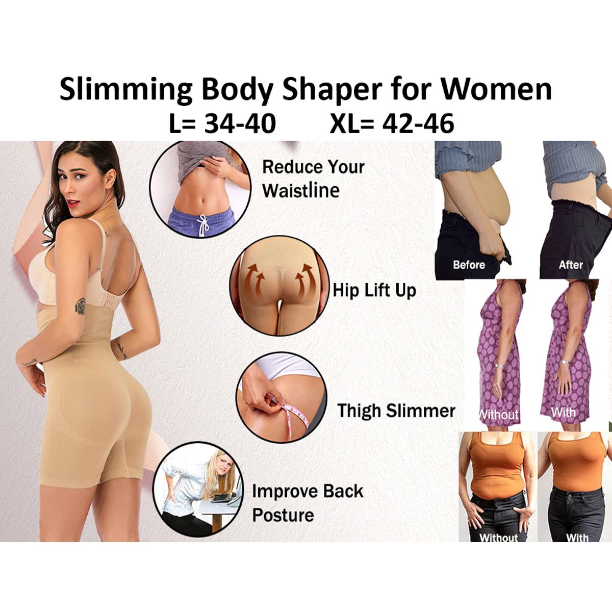 Seamless Body Shaper for Women Tummy Trimmer High Waist Shorts for
