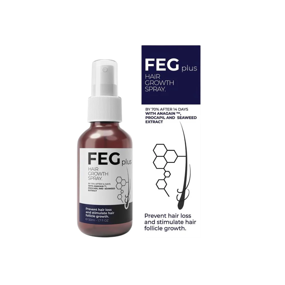 FEG PLUS Hair Growth SERUM and SPRAY 50ml - For Men and Women