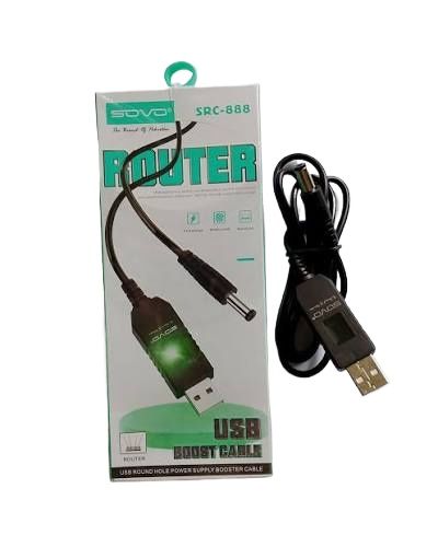 Router Cable WiFi to Powerbank Cable Connector DC 5V 9V 12V USB Cable Boost Converter Step-up Cord for Wifi Router