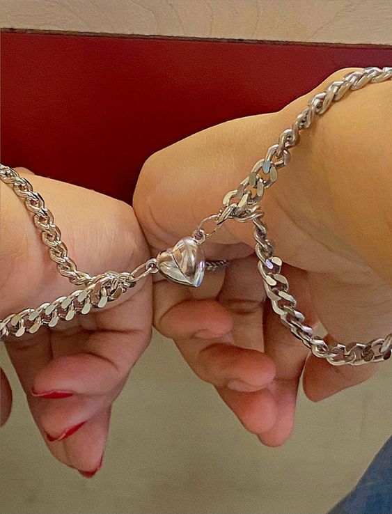 Magnetic Bracelets for Couples I Cute Bracelets I Romantic Original Gift