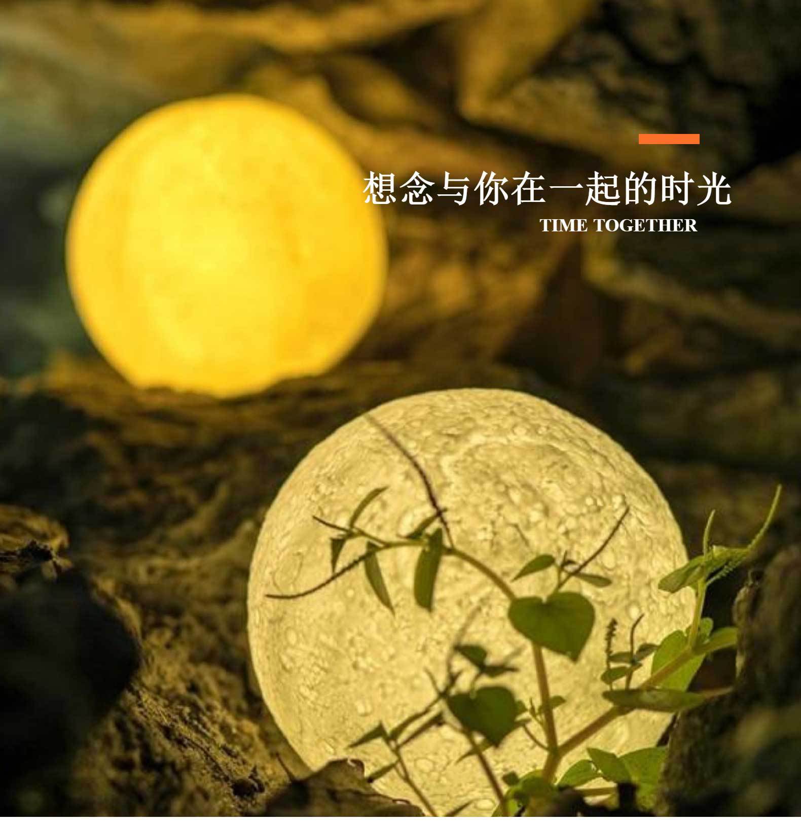 LED Moon Light Lamp Lunar Light Lamp Study Lamp Bedroom Led Bed Lamp