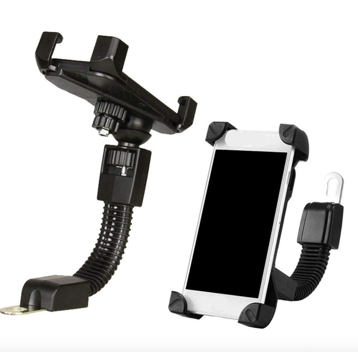 UNIVERSAL 360 DEGREE ADJUSTABLE MOBILE PHONE HOLDER FOR BICYCLE  BIKE  MOTORCYCLE  IDEAL FOR MAPS  NAVIGATION