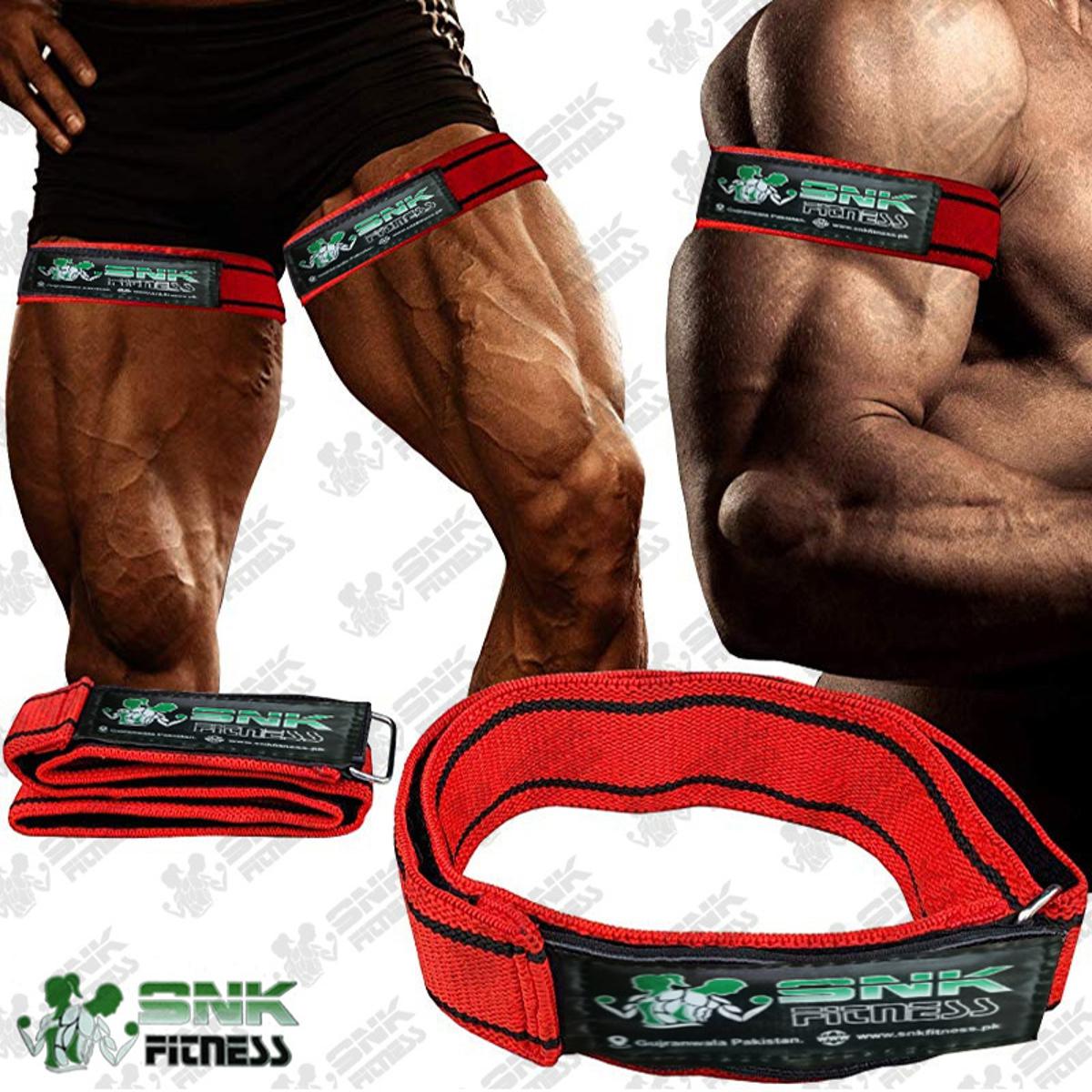 Blood Flow Restriction Bands Occlusion Bands Flexible for Arms and Legs Get Lean Muscles and Achieve Fast Growth Without Heavy Weights Bodybuilding Blood Resistance Bands (SNK FITNESS)
