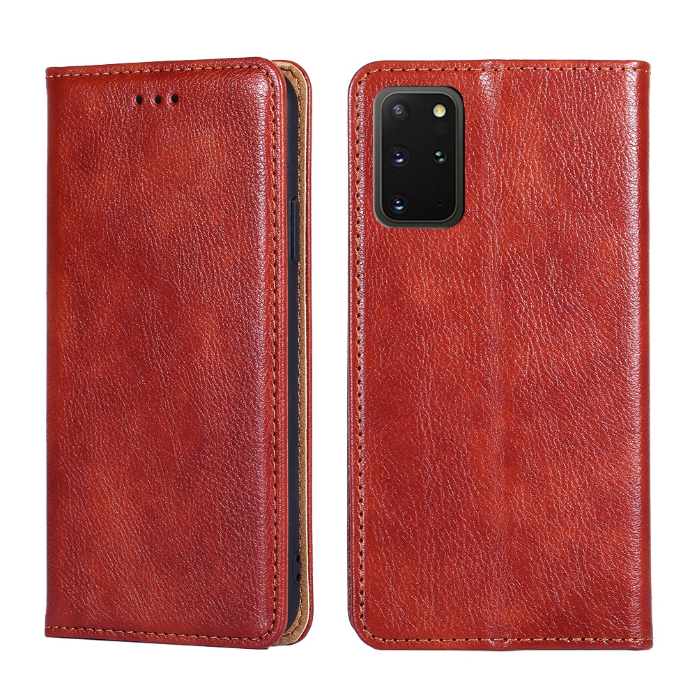 Samsung S20 Plus Leather Case For Samsung Galaxy S20 Plus Full - Main Image