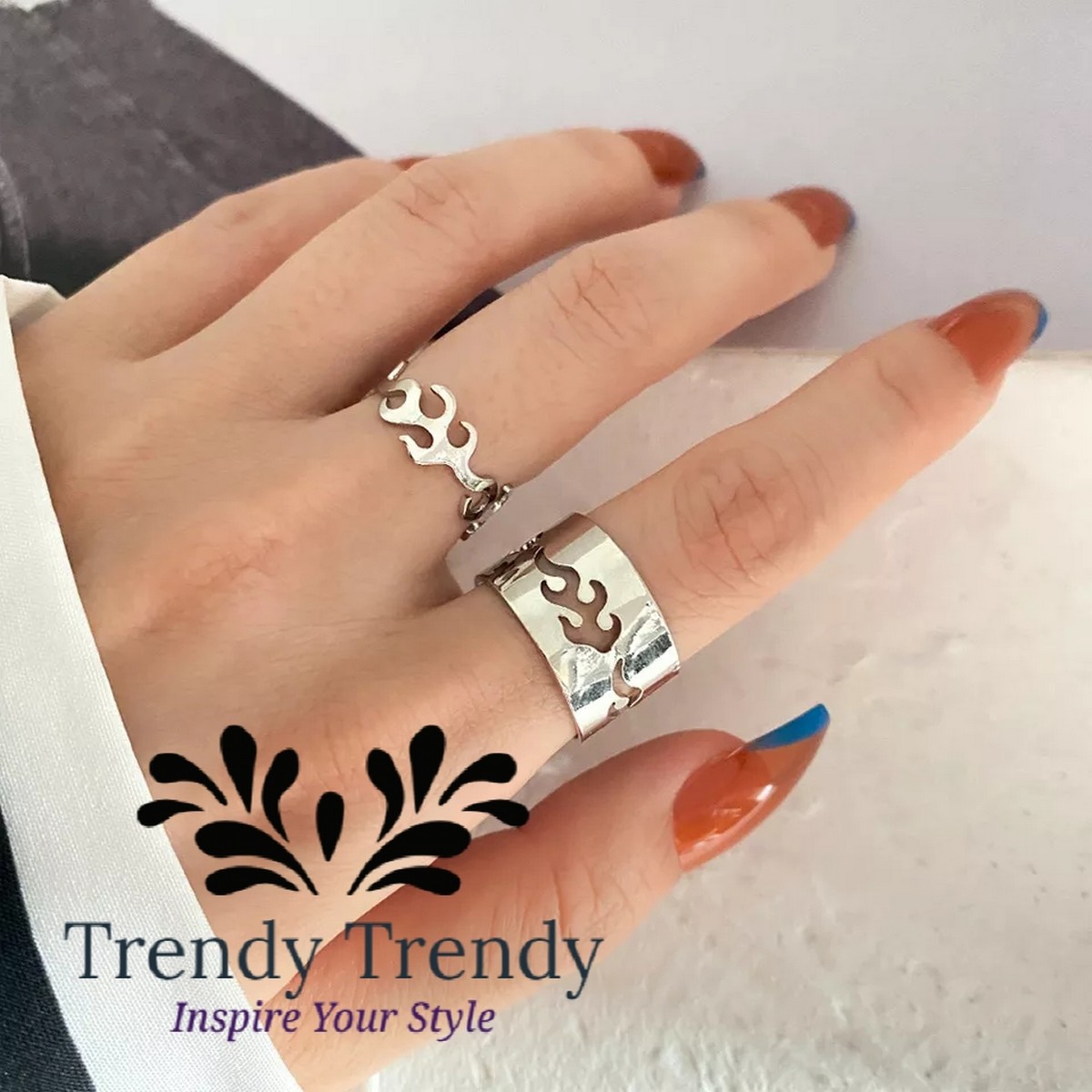 Trendy Trendy Rings Black Butterfly Couple Ring Beautiful Black Butterfly Rings For Couple Gift for Girls Birthday Couple Rings For Lover Size Adjustable Valentines Day Gift for Lovers