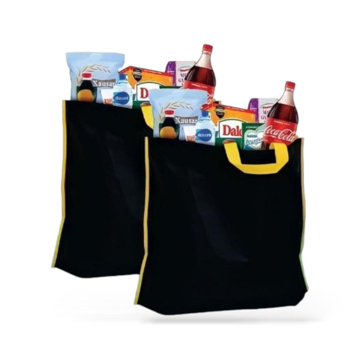 Pack of 2 Reusable Grocery Bags,Non Woven Bags for Grocery and Shopping,Tote Bags for Shopping