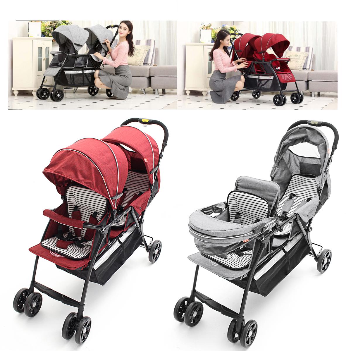 twin baby trolley