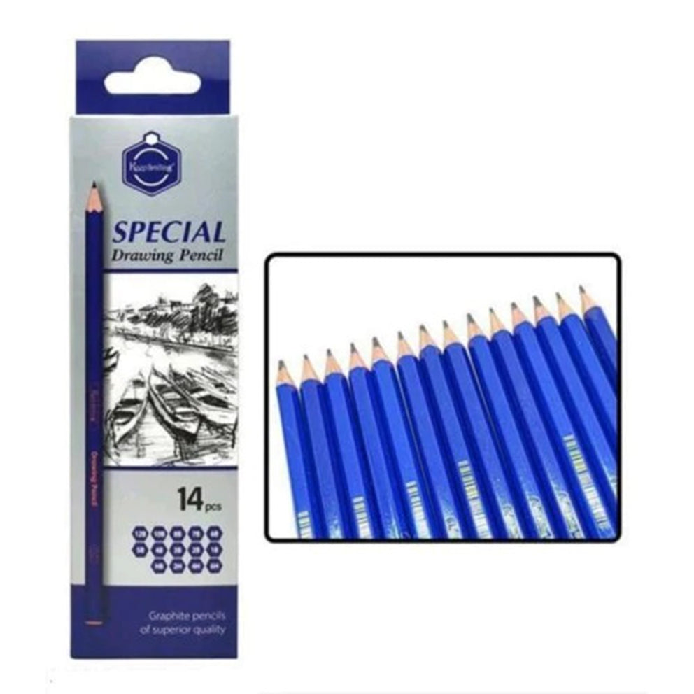 Keep Smiling Special Drawing and Sketching Pencils 14Pcs Set Daraz.pk