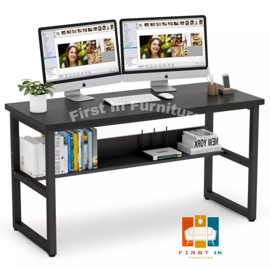 Office Table Study Table Desktop Table With Book Shelf home Office Desk
