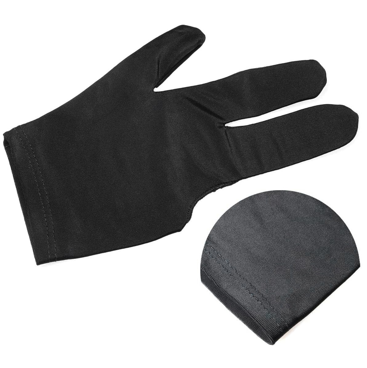 【お1人様1点限り】 海外輸入品 ビリヤード PURFUN Open 3 Fingers Billiards Glove for Left