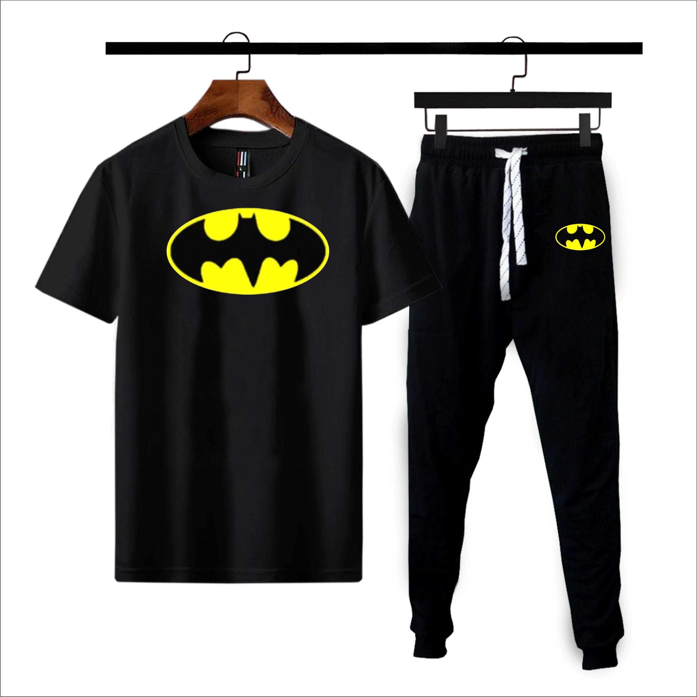 Trendy stylish batman printed summer tracksuit for men & boys best article of summer collection