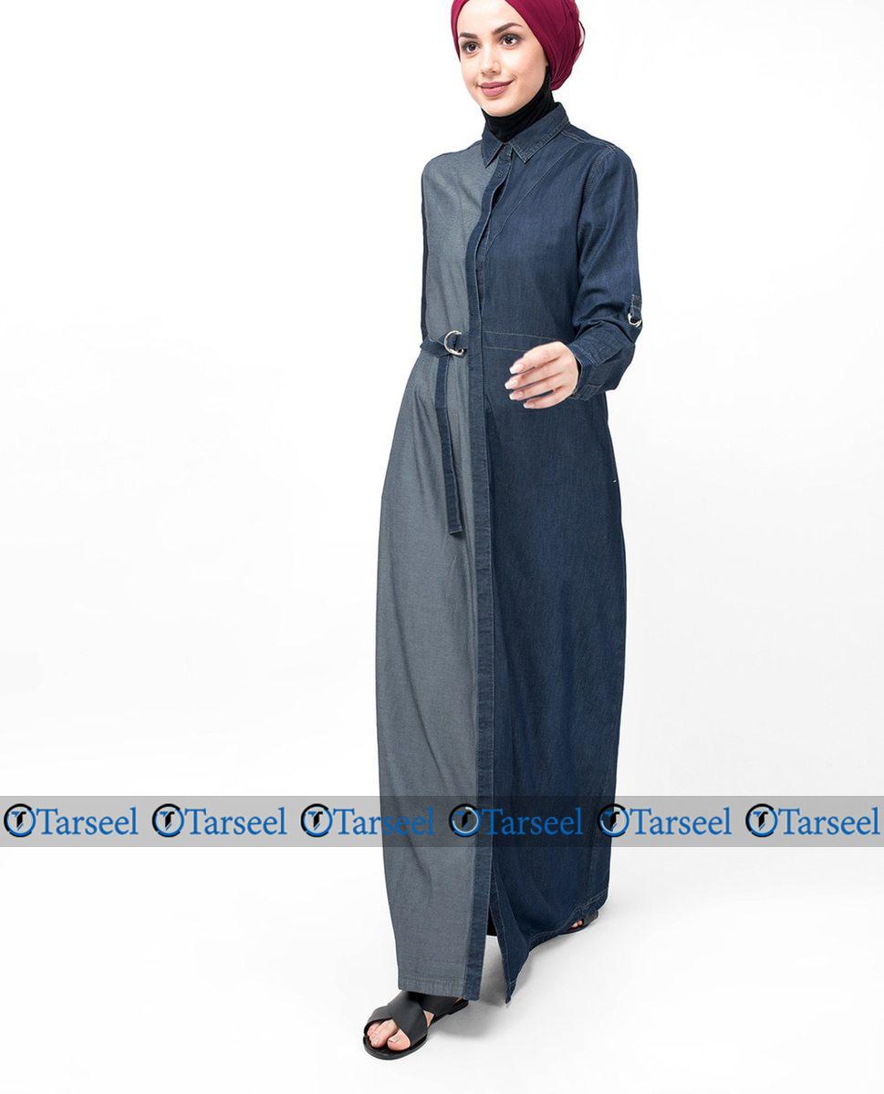 denim abaya daraz