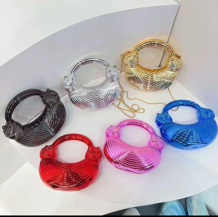 Mini Bags Eid Collection 2026. minitrendycluchesforwomenTrendy Acrylic Moon Shaped Base Box Mini Clutch for Girls | Luxury Oval Bow, Heart, Shell, Flower Shape Evening Handbag | Eid...
