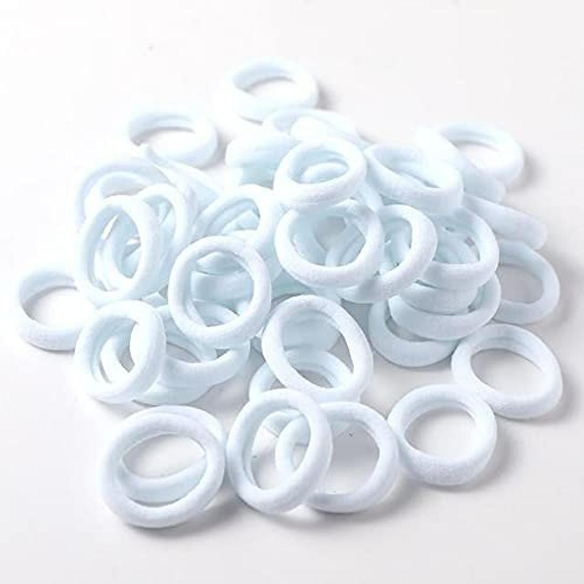 Pack of 24 White hair Pony/ hair accessory/hair tie tool For Girls and women