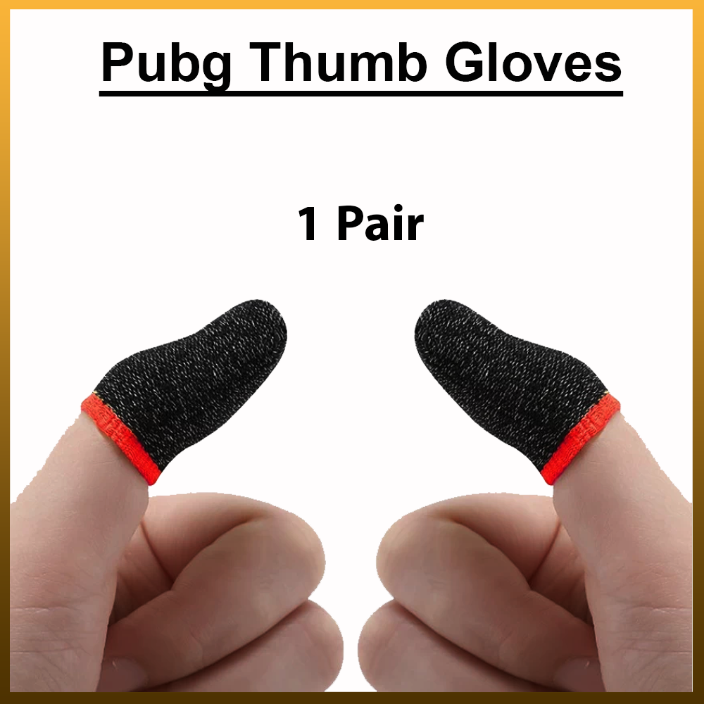 Anti Slip Pubg Finger Sleeve Finger Gloves Pubg Grip(1- Pairs)