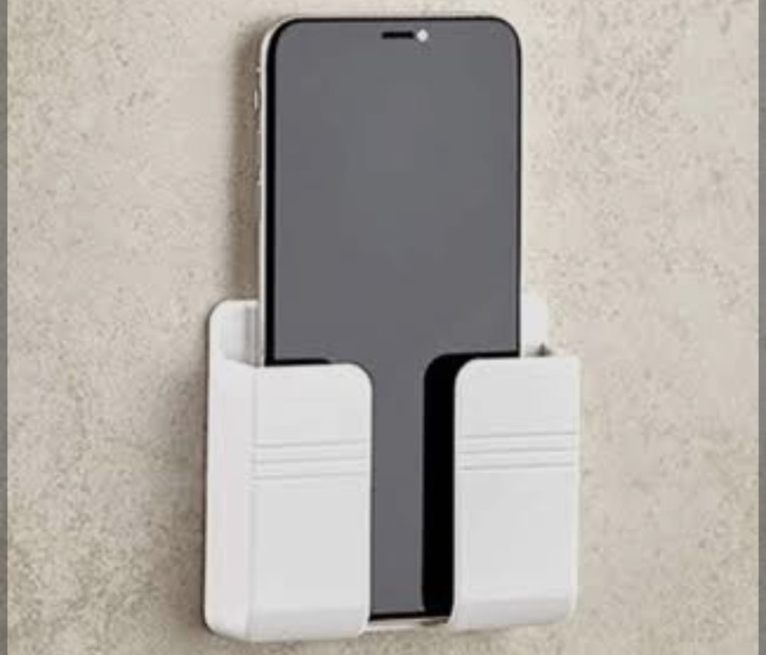 Wall mounted mobile holder