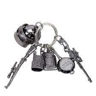 PUBG Keychain 4 in 1