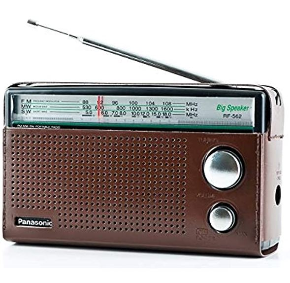 3 Band Portable Radio RF-562 with FM, MW, SW, 800mW Output, 8cm Speaker, and Earphone Terminal