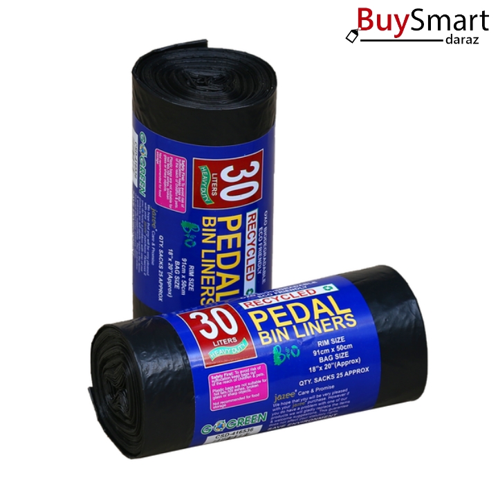 Day To Garbage Roll, Heavy Duty Trash Bag, 50 Gallon, 20 Sheets