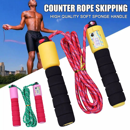 Sports Jump Ropes with Counter Sports Fitness Adjustable Fast Speed Counting Jump Skip Rope Skipping Wire