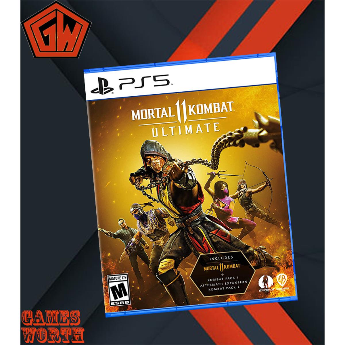 PLAYSTATION 5 DVD MORTAL KOMBAT 11 ULTIMATE PS5 GAME