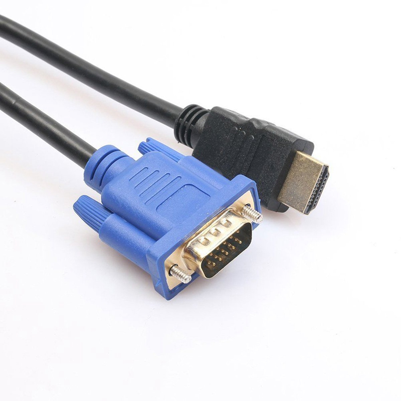 HDMI TO VGA 1.8M CABLE With Chip -  HDMI to VGA, Benfei Gold-Plated HDMI to VGA 1.8M Cable (Male to Male) for Computer, Desktop, Laptop, PC, Monitor, Projector, HDTV, Chromebook, Raspberry Pi, Roku, Xbox and More - Black | HDMI to VGA | HDMI TO VGA Cable