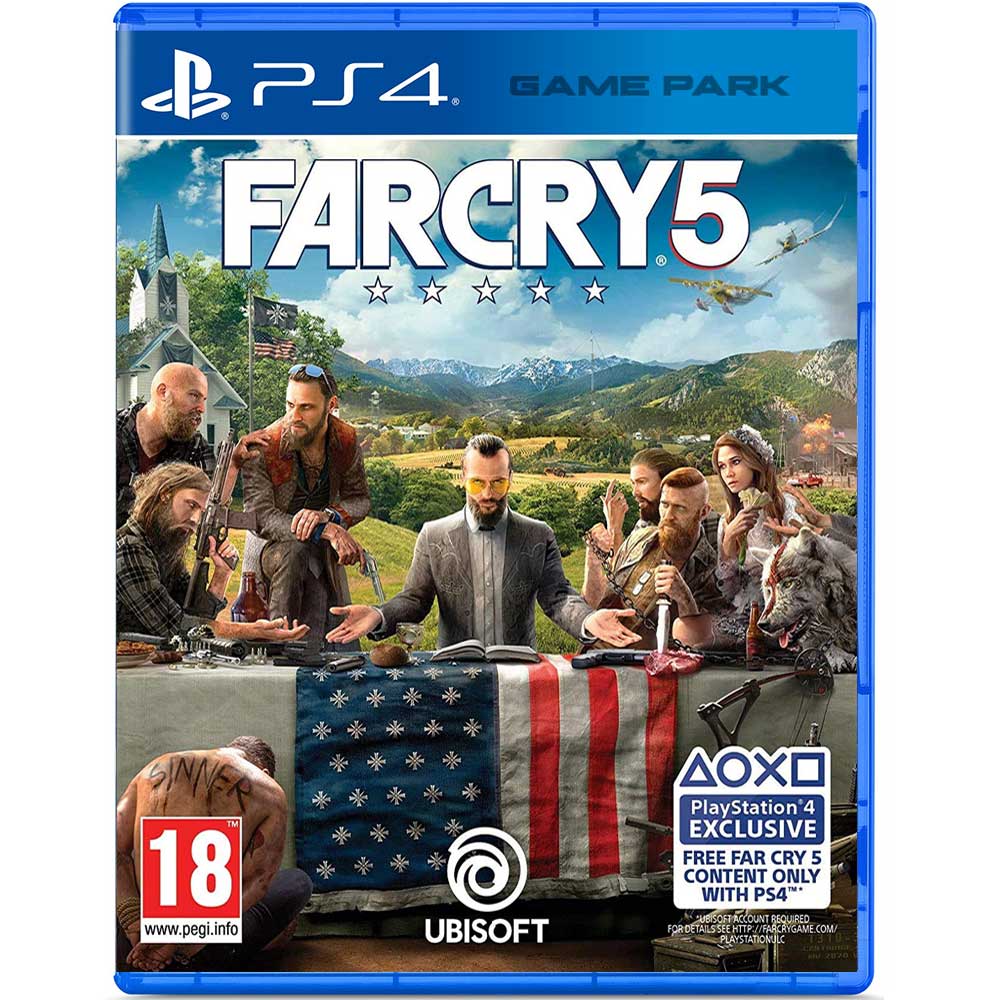 PS4 Far Cry 5 DVD PlayStation 4 DVD PS4 Dvds , Playstation , Playstation 4 , dvd , games , ps4