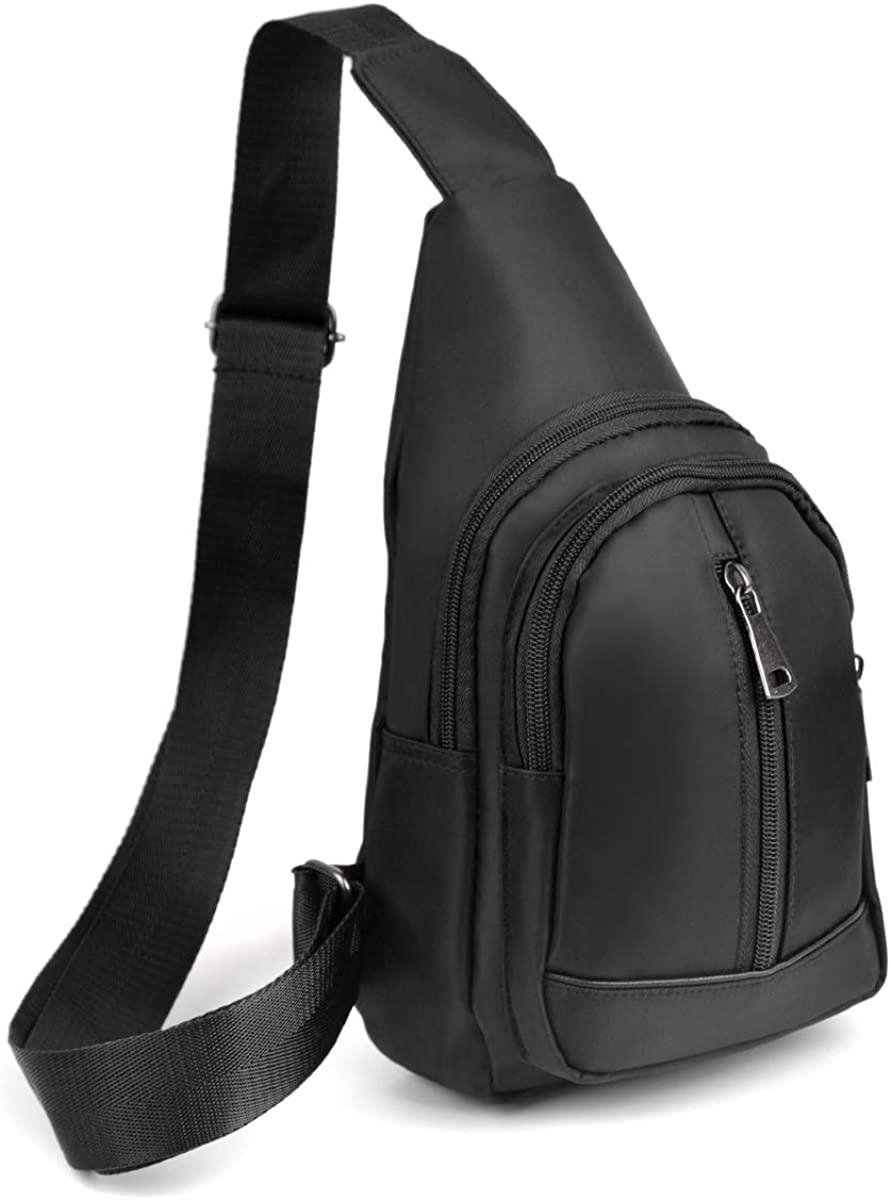 OutDoor Travel Fashion Mens CrossBorder Shoulder Bag Trend Leisure. Chest Bag New Men Simple Nylon Fashion Waterproof One Shoulder Crossbody Bag