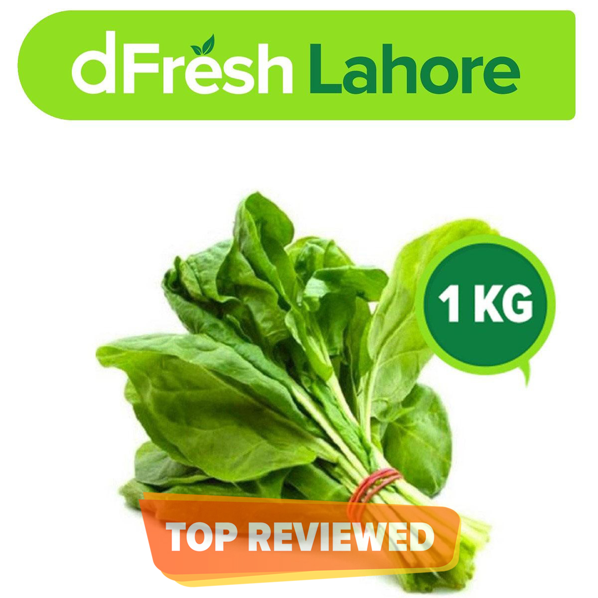 Dfresh: Premium Spinach (palak) (1 Kg)