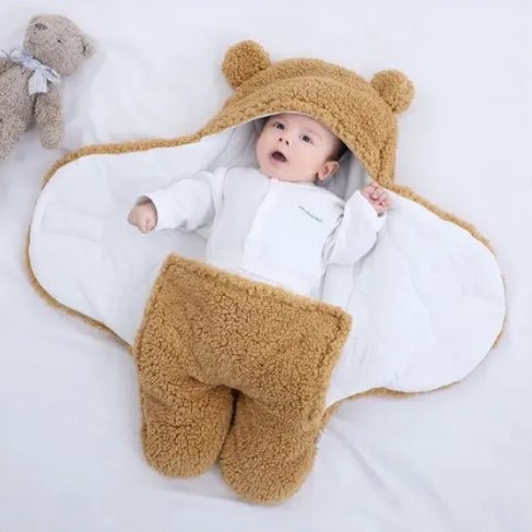Luxury Baby Swaddle - Lightweight, Breathable And Safe | Soft Newborn Baby Wrap Blankets Sleeping Bag Envelope baby 0 to 6 Months 13 x 28 inches