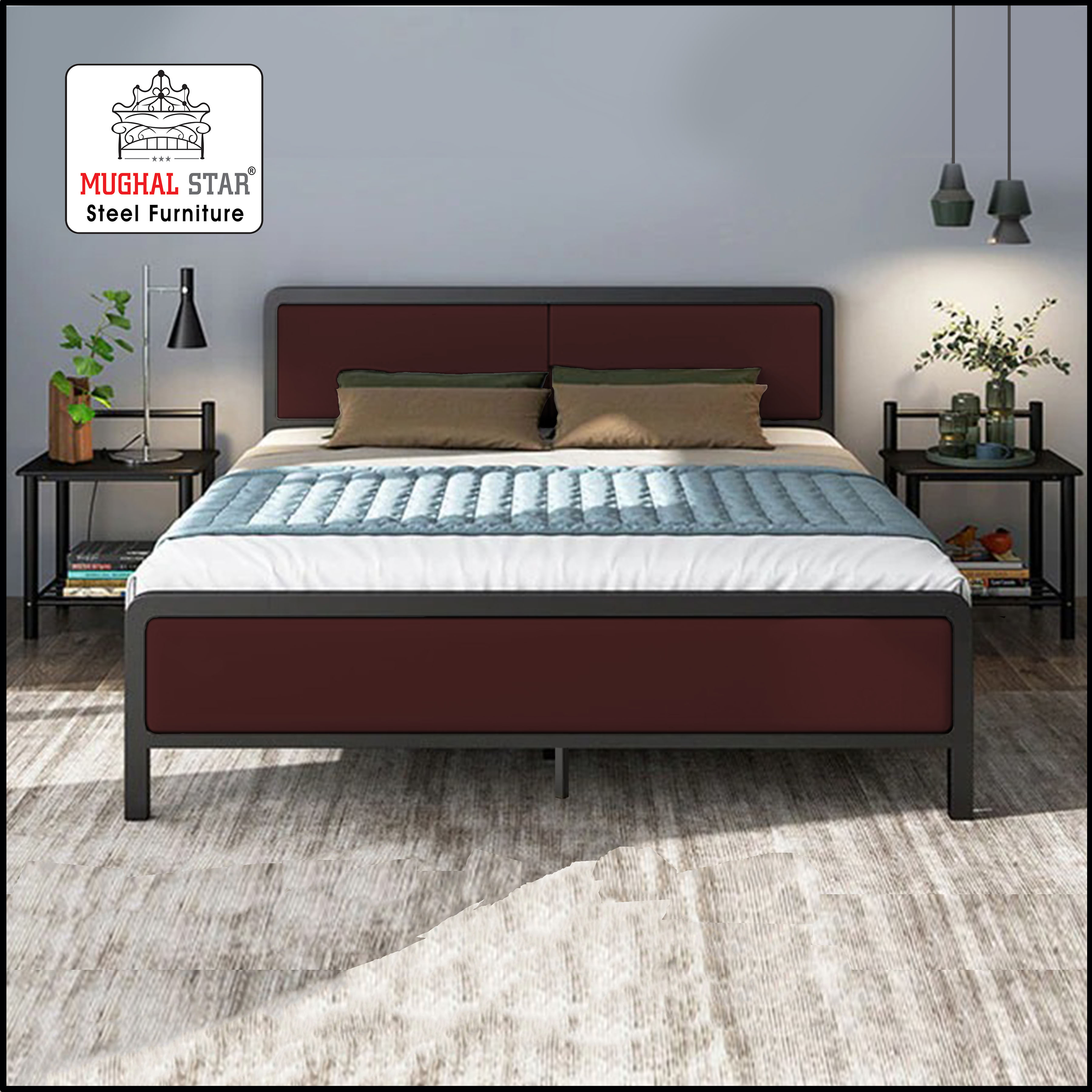 Unique Bed , Wrought iron , Mughal Star Steel Furniture