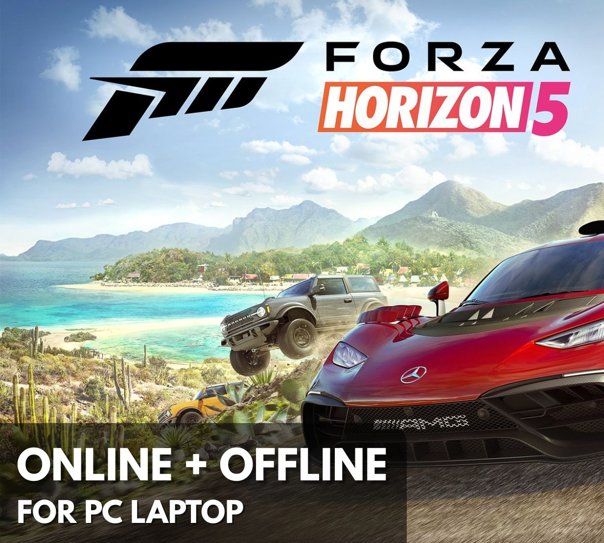 FORZA HORIZON 5 Online + Offline Multiplayer FOR PC AND LAPTOP Lifetime Access forza 5 game forza 5 forza game for pc laptop