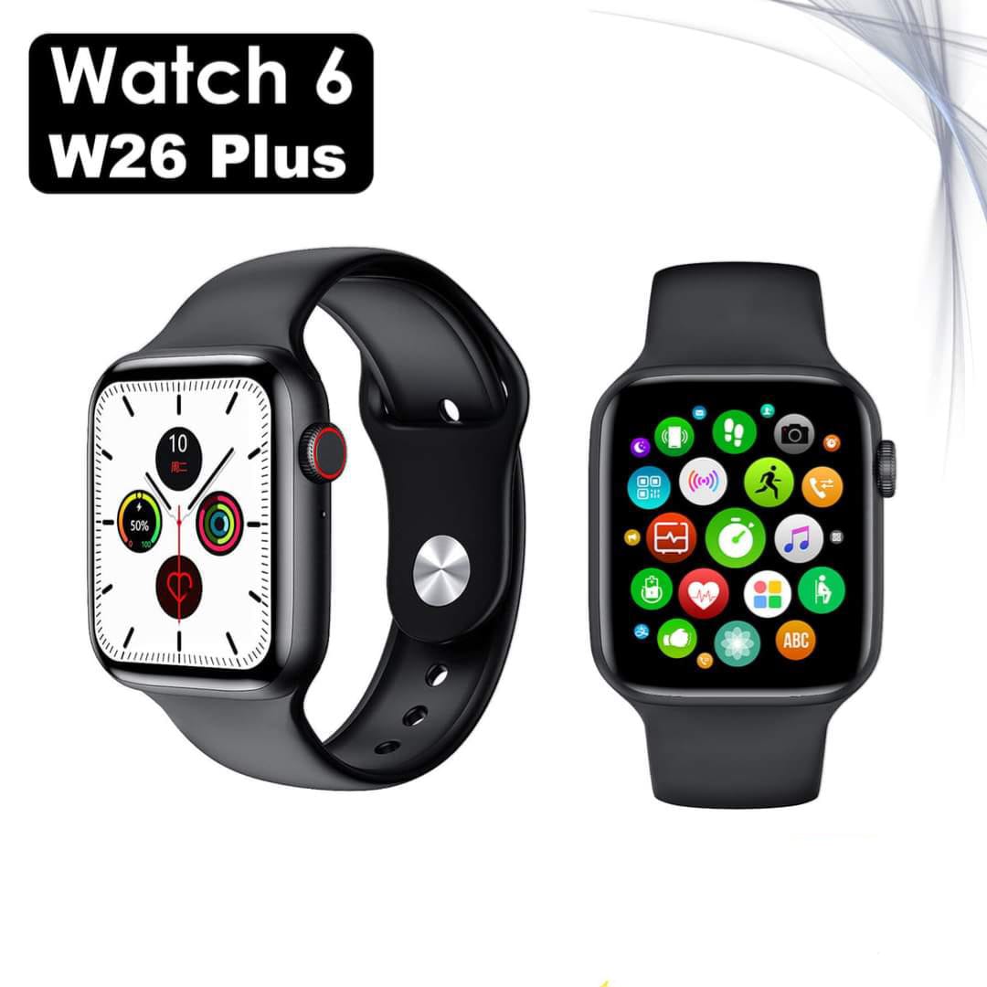 W26 Plus Smartwatch With Working Crown Apple Watch Series 6 With 1 75 3d Retina Infinity Display Full Touch Edge To Edge Display Support Bluetooth Call Buy Online At Best Prices In Pakistan