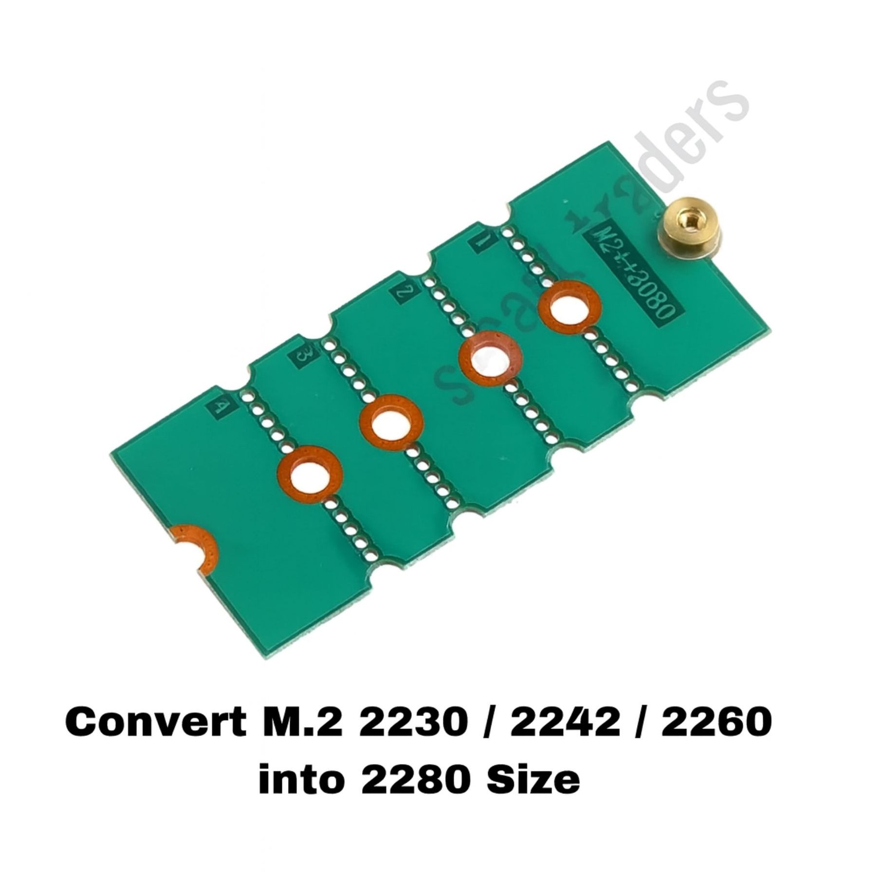 Universal M.2 NGFF to M.2 2280 Expansion Adapter Card for SSD 2230/2242/2260 Series