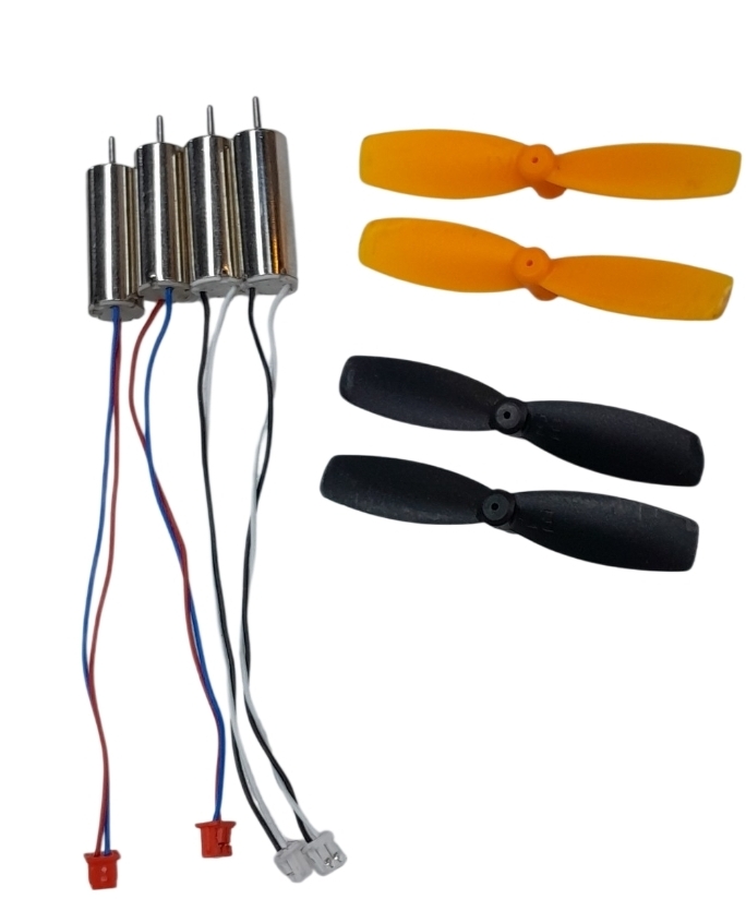 Remote control toy jet and drone fan motor set