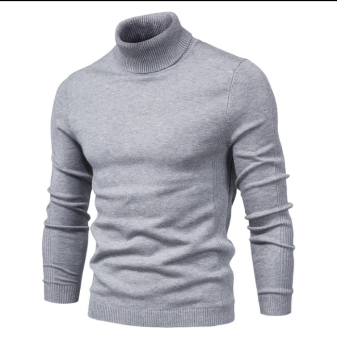 Premium Quality Slim Fit Lightweight Long Sleeve High Neck for Men - Turtle Neck
