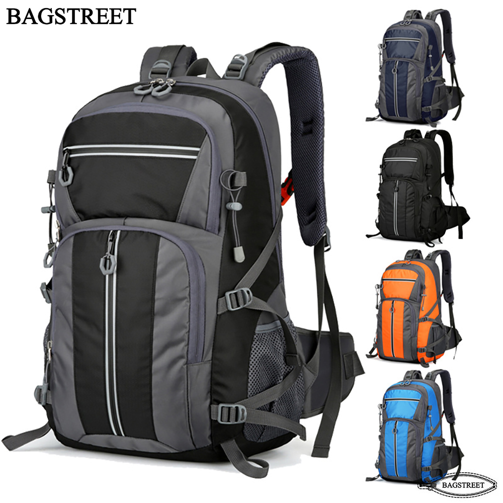 BAGSTREET 50L Travel Hiking Backpack Waterproof Outdoor Trekking Bag Camping Rucksack 17" for Men and Women - BS-2205