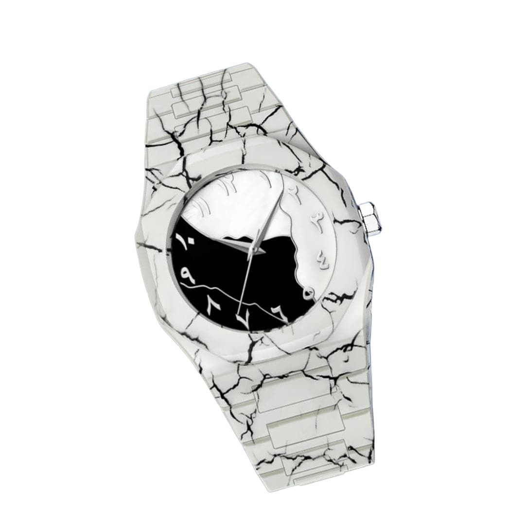 Aura Watch Marble - Aura Watch For Men - Aura Watch Black - Aura Watch Arabic - Aura Watch White - Aura Watch For Men Luxury Men - Aura Watch For Boys - Aura Watches - Ghari - Unisex - Fiber Watch