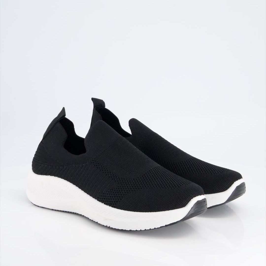 Black Camel Sneakers for Men All Season Knit Mesh Comfortable Sporty Fashionable Daily Wear Shoes, Available in Black, Blue & Grey Color