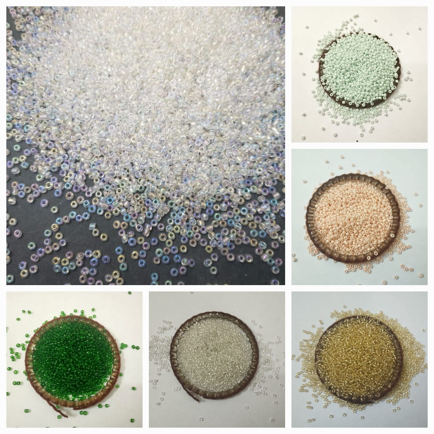 2 Tola Round Beads, Glass Various Colors, Pony Bead Jewelry, DIY Craftsmanship 2mm